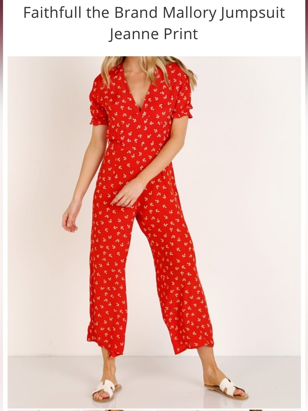 Faithfull the Brand Mallory Jumpsuit Jeanne Print